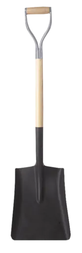 Pala cuadrada mango anilla madera