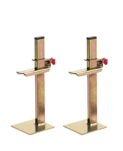 Juego soportes regla 30 cm.