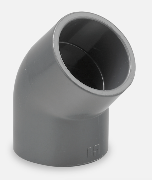 codo 45º encolar 50 mm pvc